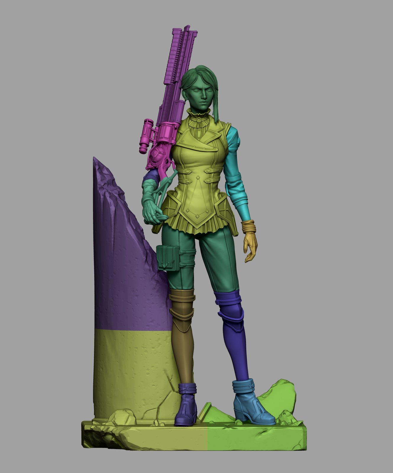 Caitlyn League of Legends / Arcane 1:4 figurine