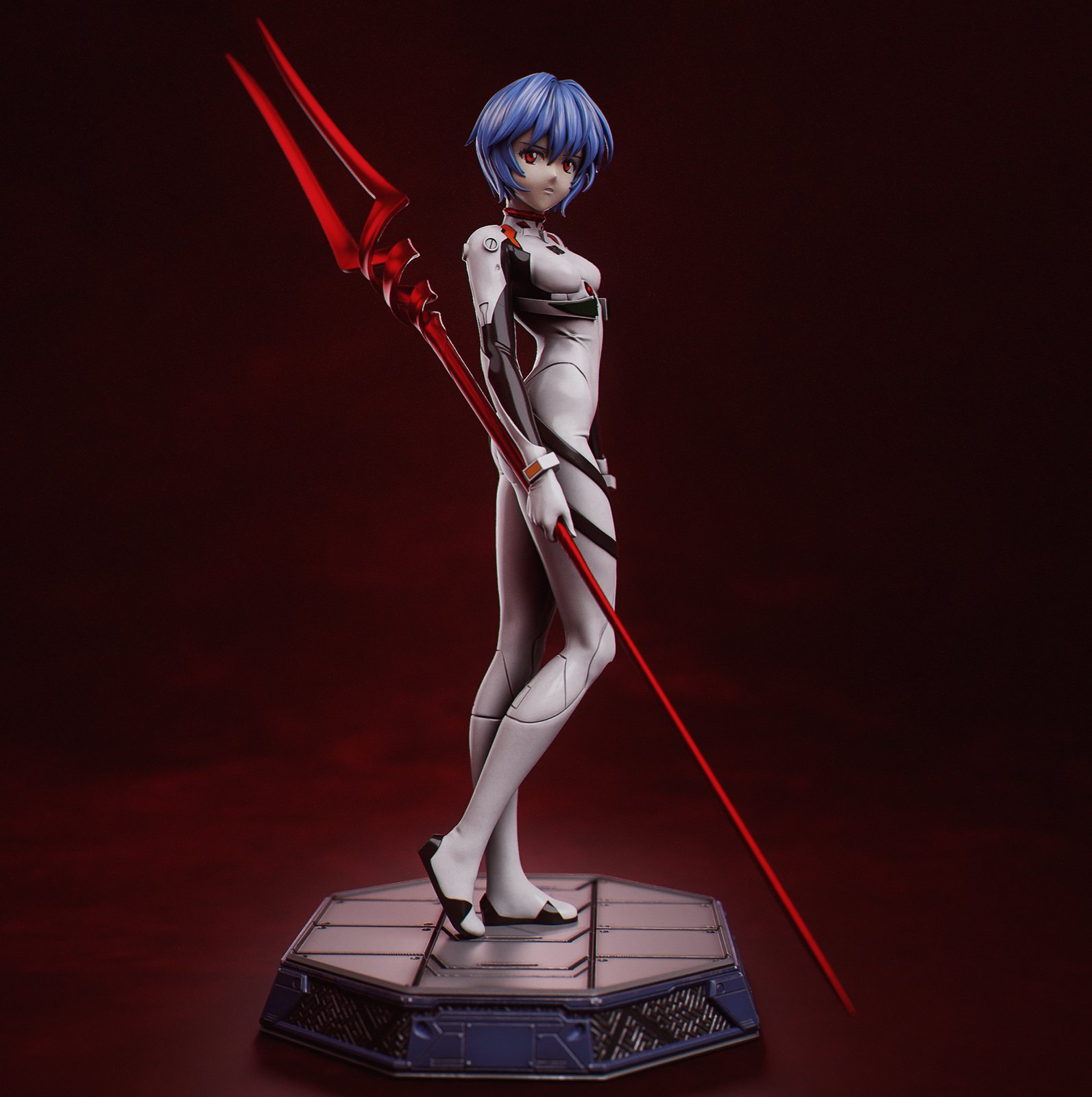 Rei Ayanami Neon Genesis Evangelion 1:4 figurine