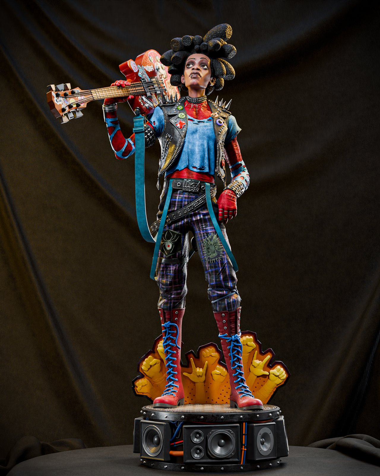 Spider Punk Marvel Comics / Spider-Verse 1:4 figurine