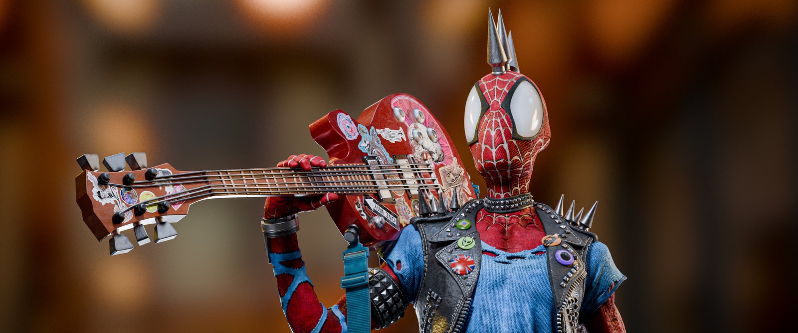 Spider Punk Marvel Comics / Spider-Verse 1:4 figurine