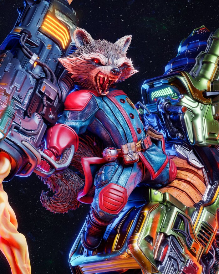 Rocket Marvel 1:4 figurine